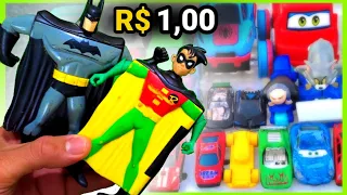 BRINQUEDOS R$1,00 na FEIRA do ROLO | CAÇADA GAMER