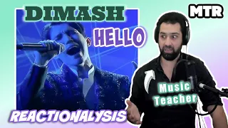 Dimash - Hello Reactionalysis (Reaction) - Music Teacher first listening