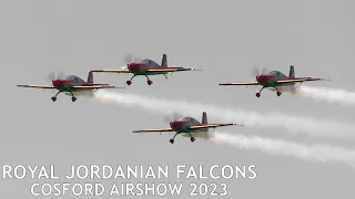 Royal Jordanian Falcons 🇯🇴 practice display - RAF Cosford Airshow 2023