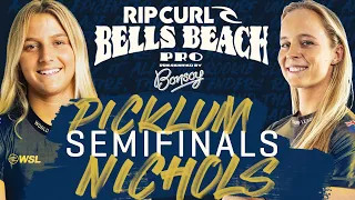 Molly Picklum vs Isabella Nichols | Rip Curl Pro Bells Beach - Semifinals Heat Replay