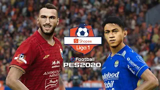 AYO MAINKAN LIGA SHOPEE DI PES 2020! WAJAHNYA PEMAIN ASLI! TEAMNYA LENGKAP! POKOKNYA MANTAP BANGET!!