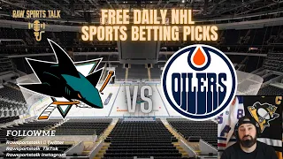 San Jose Sharks VS Edmonton Oilers,￼ 4/5/22 FREE NHL Sports betting information & predictions