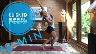 10 Min Standing Stretches 💜 The Quick Fix - Head to Toes