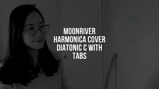 Moon River Harmonica C cover with tabs by Sarah Almy