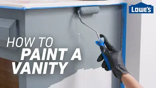 How to Paint a Vanity | Easy Bathroom Updates
