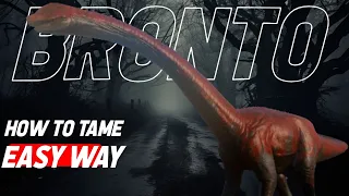 How To Tame Bronto Easy Way 🤯 || Ark Mobile ||