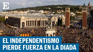 CATALUÑA | El independentismo vive la Diada con menos asistencia de los últimos años | EL PAÍS