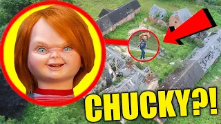 WE FOUND CHUCKY DOLL AT HAUNTED ABANDONED TOY FACTORY!! (HE ATTACKED US)