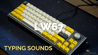 Typing Sounds: Laneware Peripherals LW67