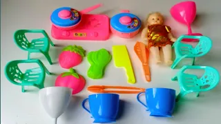 6 Minutes Satisfying With Unboxing Hello Kitty Modern Kitchen Set Miniature ASMR Doctor cooking toys