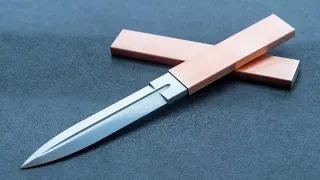 Knife Making - Copper Sheath Dagger