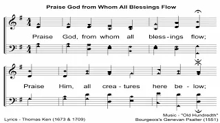 Praise God from Whom All Blessings Flow (Doxology) - A Cappella Hymn