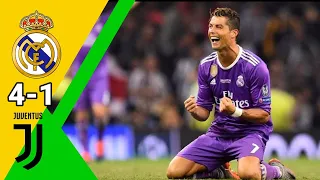 Real madrid 4 × 1 Juventus | Extended Highlight and goals ( ucl final 2017)