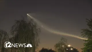 Why does a SpaceX launch look like that over Arizona?