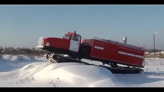 This Russian URAL 4320 Tracked Fire Truck Is As Awesome As You Think Is