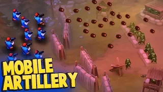 UBER ARTILLERY Strategy Is Unstoppable!  (Guns Up Multiplayer Gameplay)