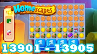 Homescapes Level 13901 - 13905 HD 3 - match puzzle Gameplay | android | IOS | 13902 | 13903 | 13904