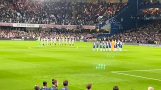 Chelsea Fans Sing National Anthem and Observe Minute Silence for Queen