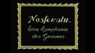 NOSFERATU A Symphony of Horror (1922) Silent Movie with Engl.Subt/S.T.Fr.. (Optional)