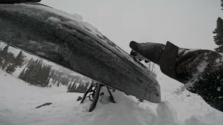 2022 Polaris Khaos Boost Blowtie in Avalanche, Cooke City MT 2/18/23