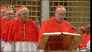 Procession et entrée en Conclave