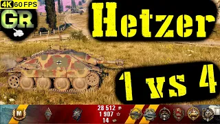 World of Tanks Jagdpanzer 38(t) Hetzer Replay - 14 Kills 2.4K DMG(Patch 1.4.0)