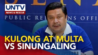 Mas mabigat na parusa vs pagsisinungaling sa late birth registration, isinusulong sa Senado