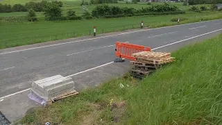 Cowie Bannockburn Road Shut Until September? Stirling Shire Scotland UK