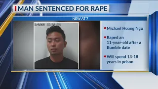 Man sentenced for rape after Bumble date with minor