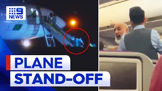 Man allegedly behind threat on a flight from Sydney identified | 9 News Australia