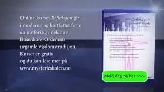 "Refleksjon" Mysterieskolens gratis onlinekurs