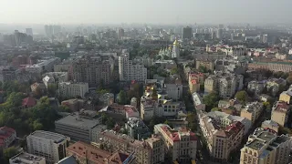 One Day In Kyiv. Aerial view. Один день в Киеве. Вид с высоты.