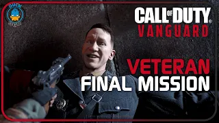 Call of Duty Vanguard VETERAN Difficulty Walkthrough Mission 09