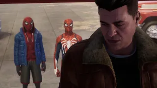 Peter And Miles Vs Sandman With The Advanced And SportsWear Suit - Spider-Man 2