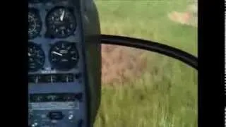 Helicopter Auto Rotation Crash Landing Fail