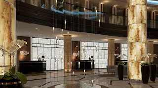 5 star Hotel & Resort interior design ideas animation by Spazio Dubai