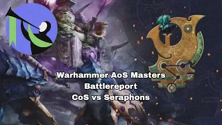 Warhammer Age of Sigmar Masters. Battlereport. Cities of Sigmar vs Seraphons
