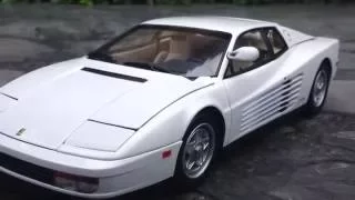 Ferrari Miami Vice Testarossa 1:18 scale by Kyosho.