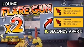 I FOUND TWO FLARE GUNS in 10 SECONDS HERE - PUBG Mobile