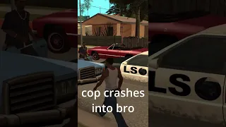 Police Brutality in GTA San Andreas #shorts