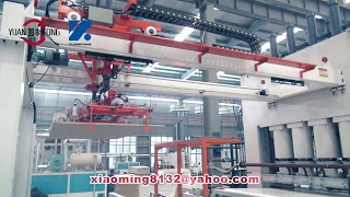 short cycle lamination high speed line/ melamine laminating hot press machine