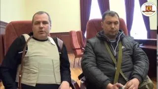 Луганск: интервью с Армией Юго-Востока 07.04.2014 из захваченного здания СБУ