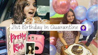 21st Quarantine Birthday Done Right | Birthday & Pre Birthday Vlog | Ria Shethia
