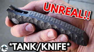 THIS THING IS NASTY!!! What A TANK!! - Knife Unboxing