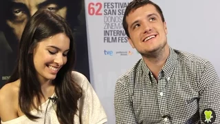 Interview of Claudia Traisac and Josh Hutcherson in San Sebastian [Escobar: Paradise Lost]