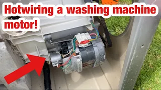 Hotpoint Smart Tech WMFUG742 washing machine || How to Hotwire the motor