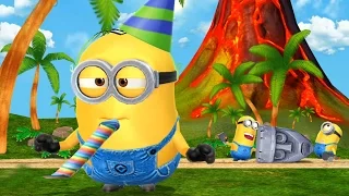 Despicable Me 2 - Minion Rush : Partier Minion Visits Secret Area In The Volcano! Minion Games