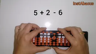 Simple Addition and Subtraction of Single Digit Numbers using Abacus | InstAbacus