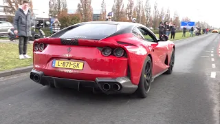 Ferrari 812 Superfast with Novitec Exhaust! Cold Start, Revs & Acceleration SOUNDS!