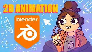 How I Made This 2D Animated PNGtuber in Blender Grease Pencil